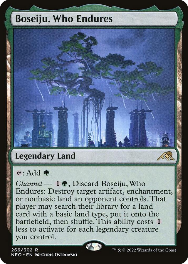 0266 Boseiju, Who Endures R Kamigawa: Neon Dynasty