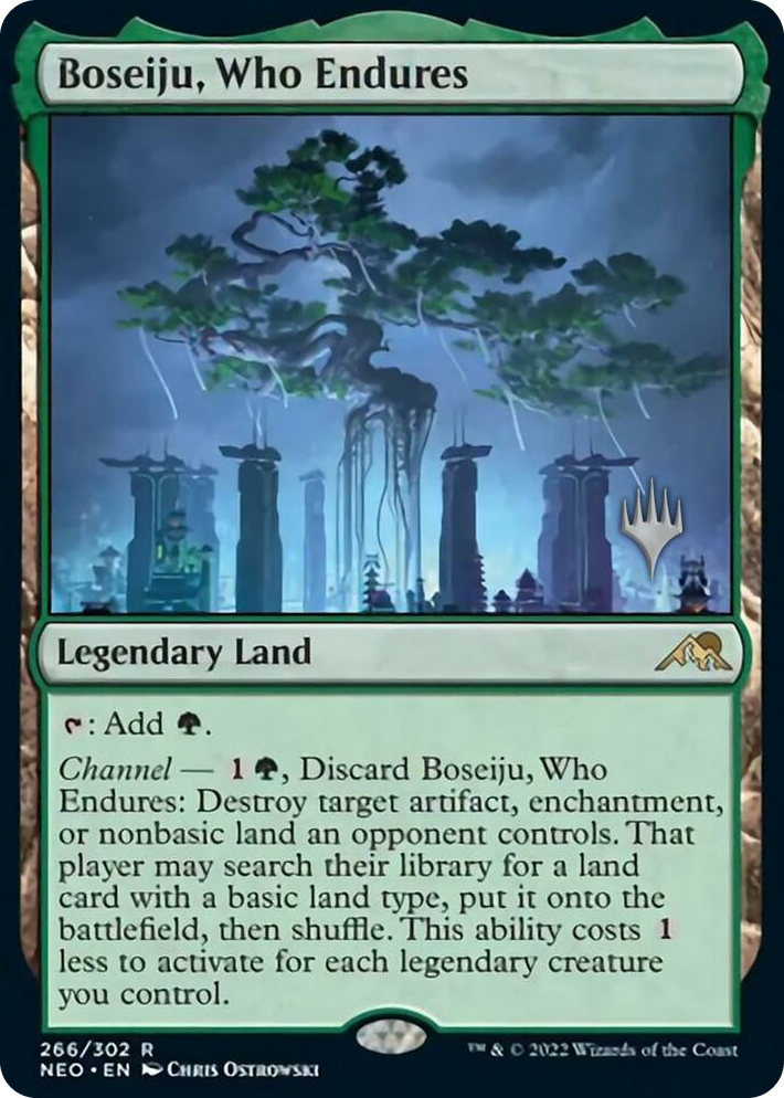 0266 Boseiju, Who Endures R Promo Pack: Kamigawa: Neon Dynasty