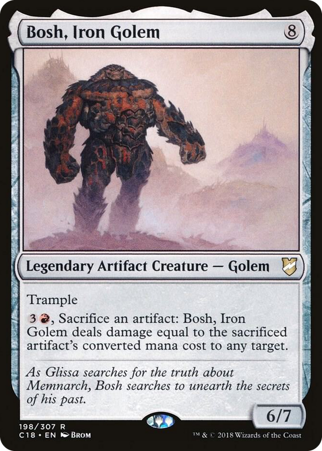 0198 Bosh, Iron Golem R Commander 2018