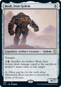 0237 Bosh, Iron Golem R Commander 2021