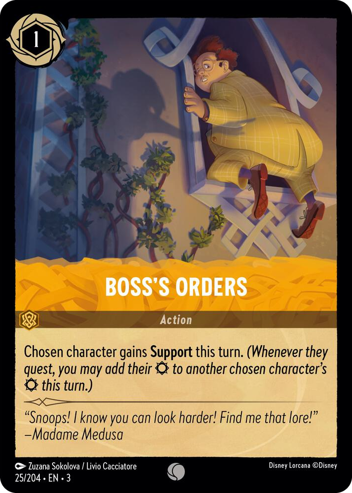 0025 Boss's Orders Common Into the Inklands
