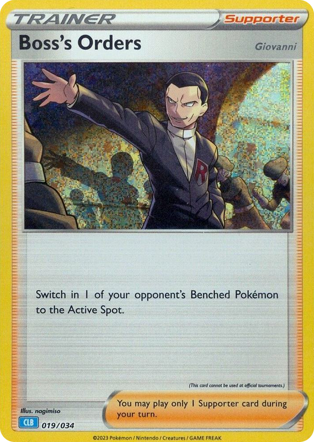 0019 Boss's Orders (CLB) Classic Collection Trading Card Game Classic