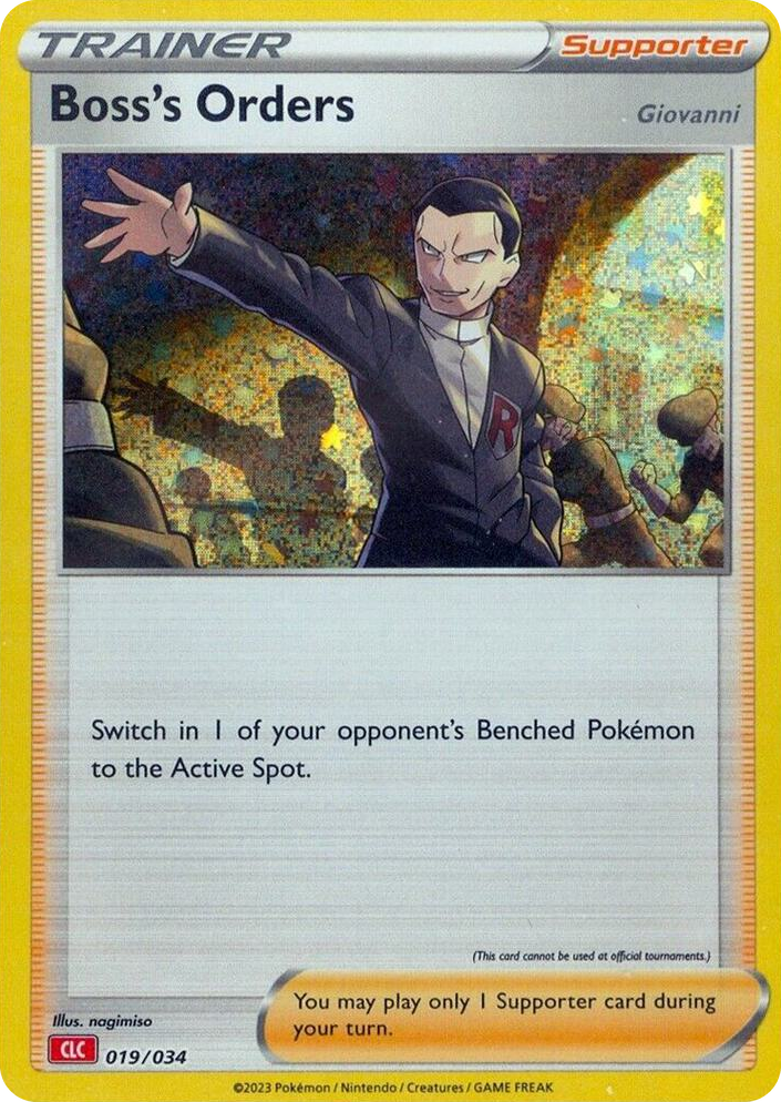 0019 Boss's Orders (CLC) Classic Collection Trading Card Game Classic