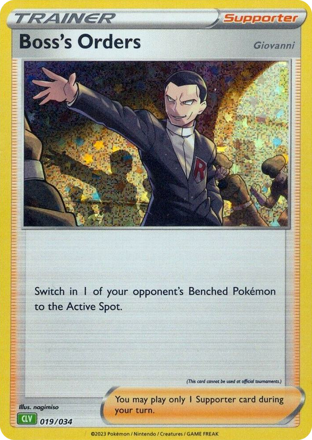 0019 Boss's Orders (CLV) Classic Collection Trading Card Game Classic