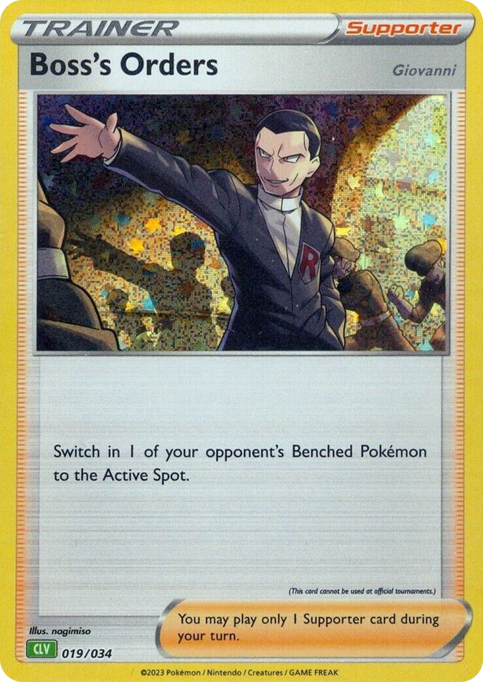 0019 Boss's Orders (CLV) Classic Collection Trading Card Game Classic