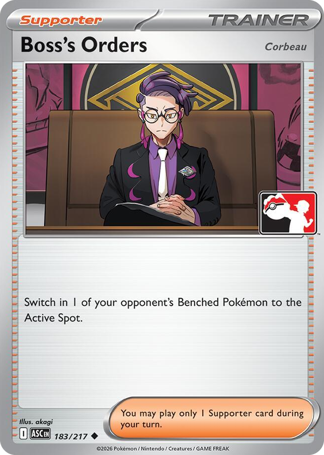 0183 Boss's Orders [Corbeau] Uncommon Prize Pack Series Cards