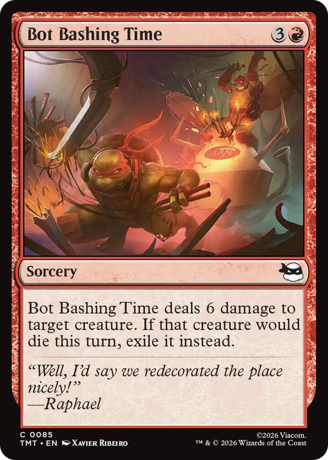 0085 Bot Bashing Time C Teenage Mutant Ninja Turtles