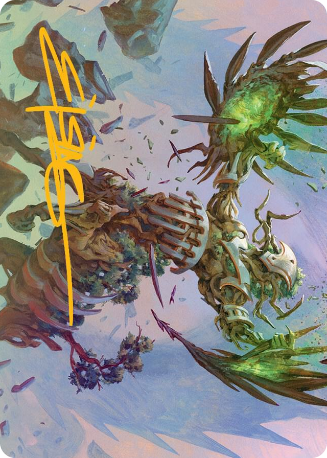 Botanical Brawler Art Card (Gold-Stamped Signature) #43 S - Art Series: March of the Machine Pokemon card