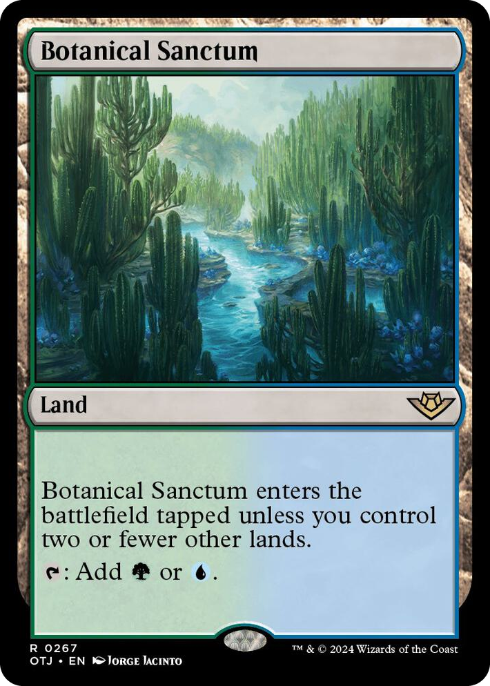 0267 Botanical Sanctum R Outlaws of Thunder Junction