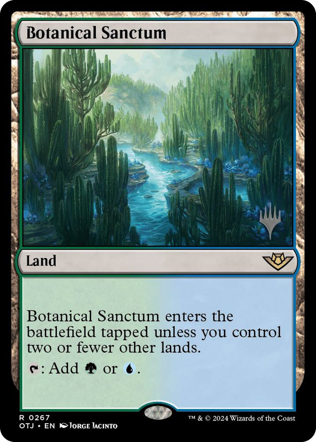 0267 Botanical Sanctum R Promo Pack: Outlaws of Thunder Junction