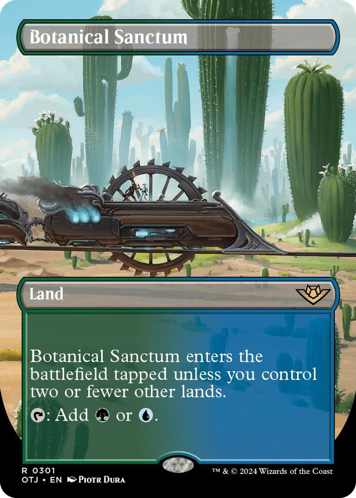 0301 Botanical Sanctum (Borderless) R Outlaws of Thunder Junction