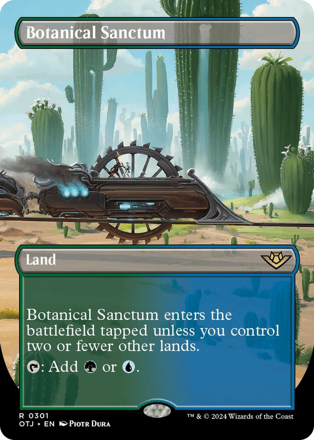 0301 Botanical Sanctum (Borderless) R Outlaws of Thunder Junction