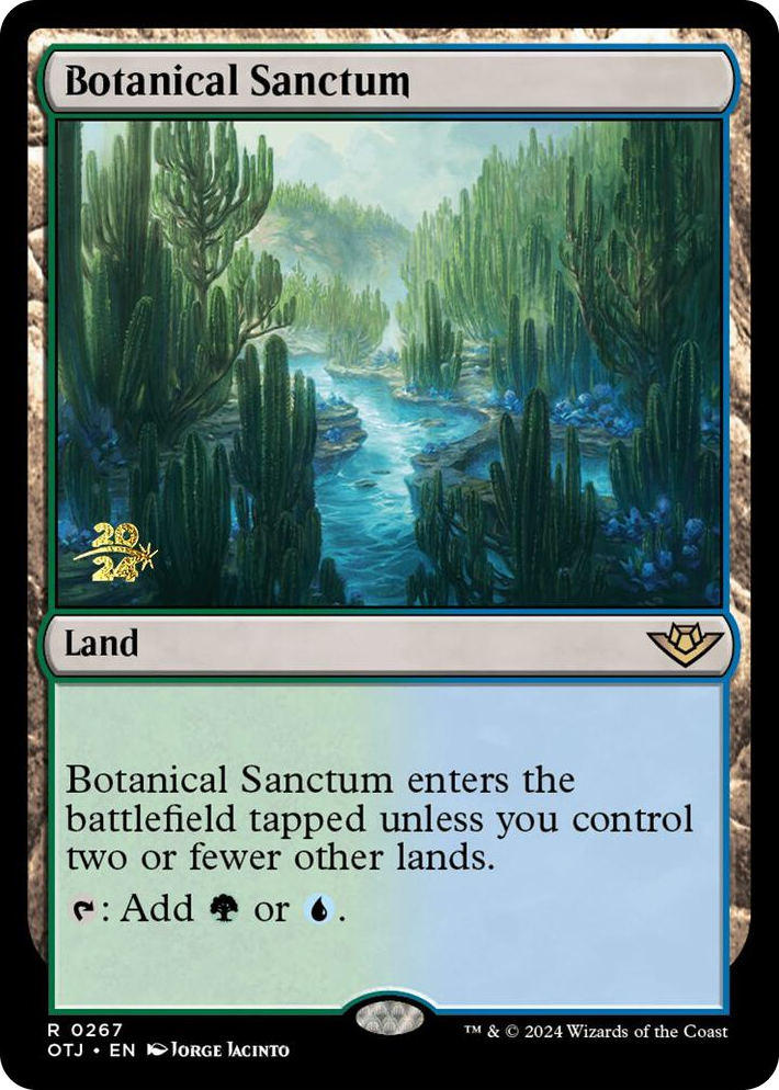 0267 Botanical Sanctum (OTJ) R Prerelease Cards