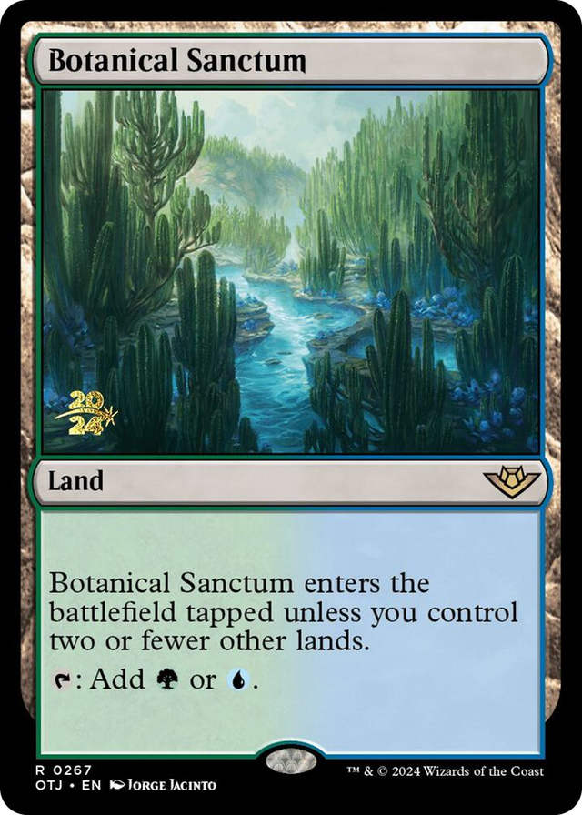 0267 Botanical Sanctum (OTJ) R Prerelease Cards