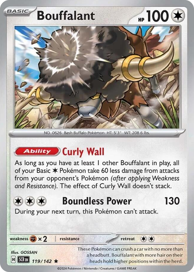 0119 Bouffalant Rare Deck Exclusives