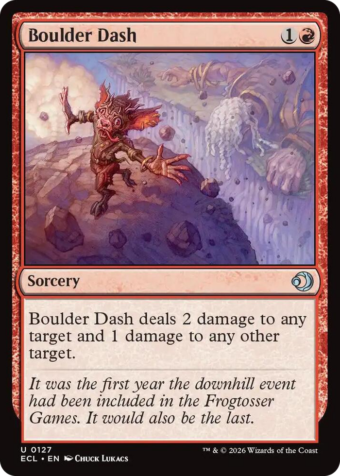 Boulder Dash #127 U - Lorwyn Eclipsed Pokemon card
