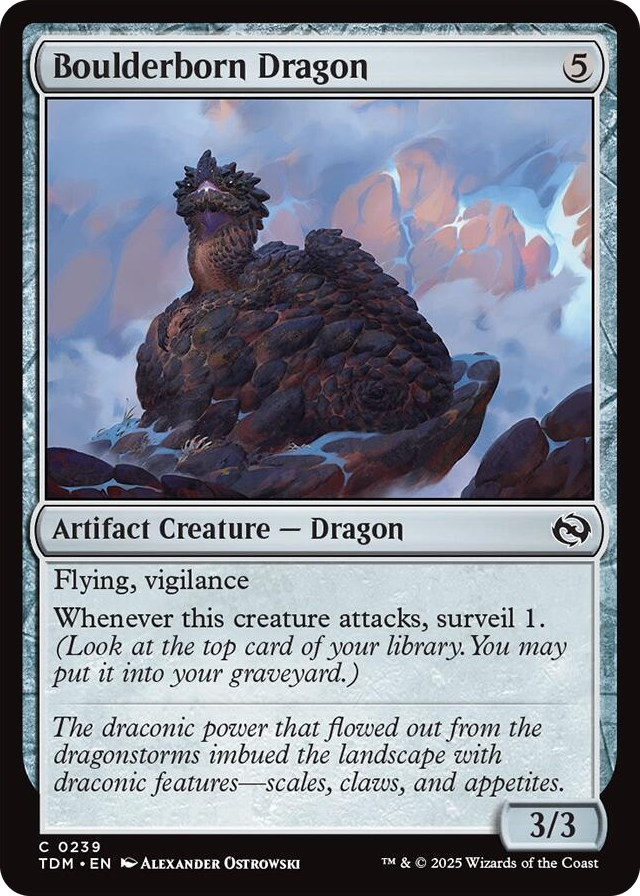 0239 Boulderborn Dragon C Dragonstorm