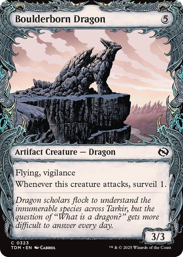 0323 Boulderborn Dragon (Showcase) C Dragonstorm