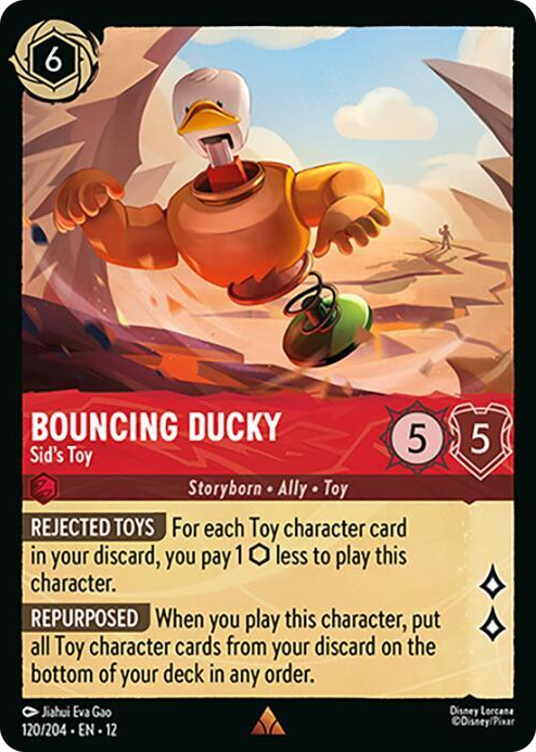 0120 Bouncing Ducky - Sid's Toy Rare Wilds Unknown
