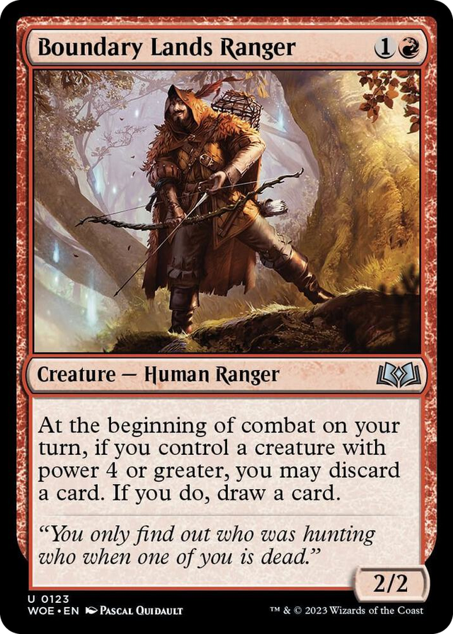0123 Boundary Lands Ranger U Wilds of Eldraine