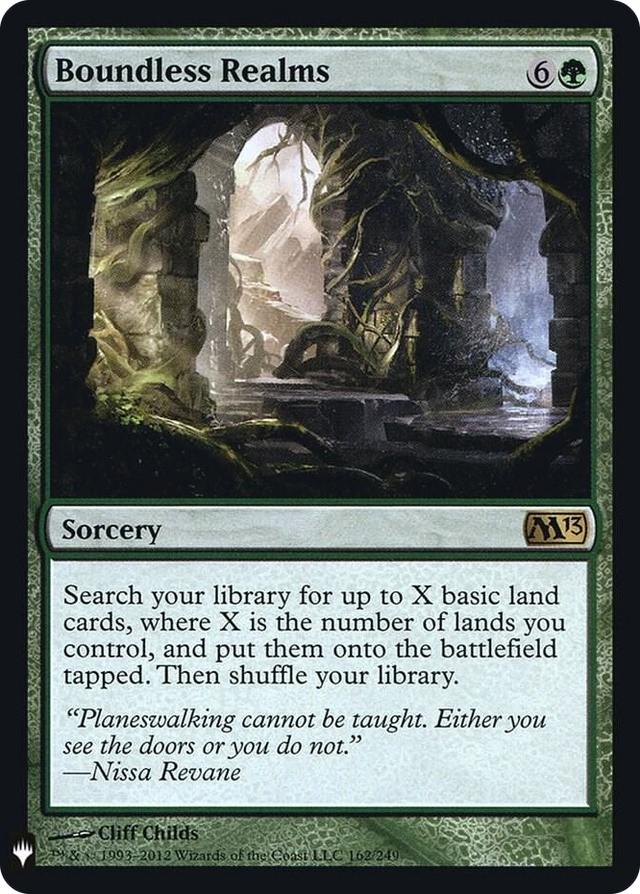 0162 Boundless Realms R The List Reprints