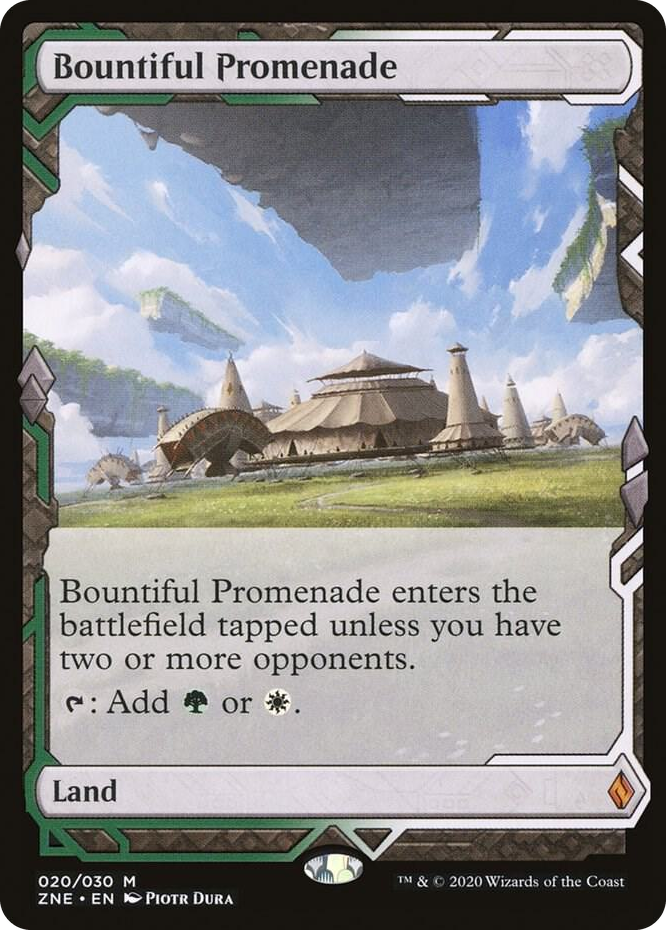 0020 Bountiful Promenade M Zendikar Rising Expeditions
