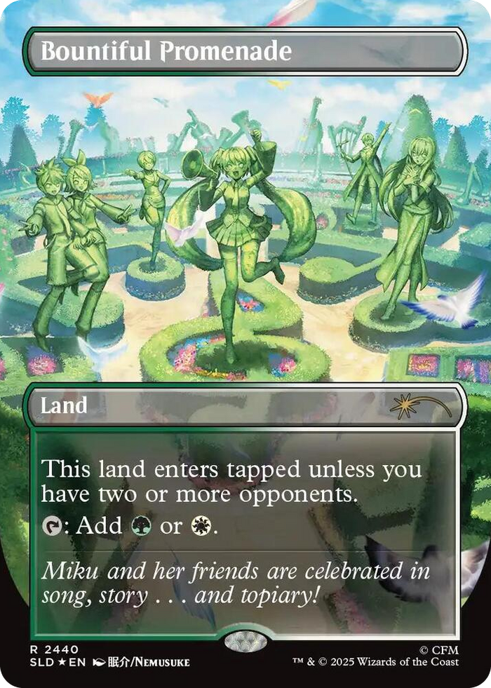 Bountiful Promenade #2440 R - Secret Lair Drop Series Pokemon card