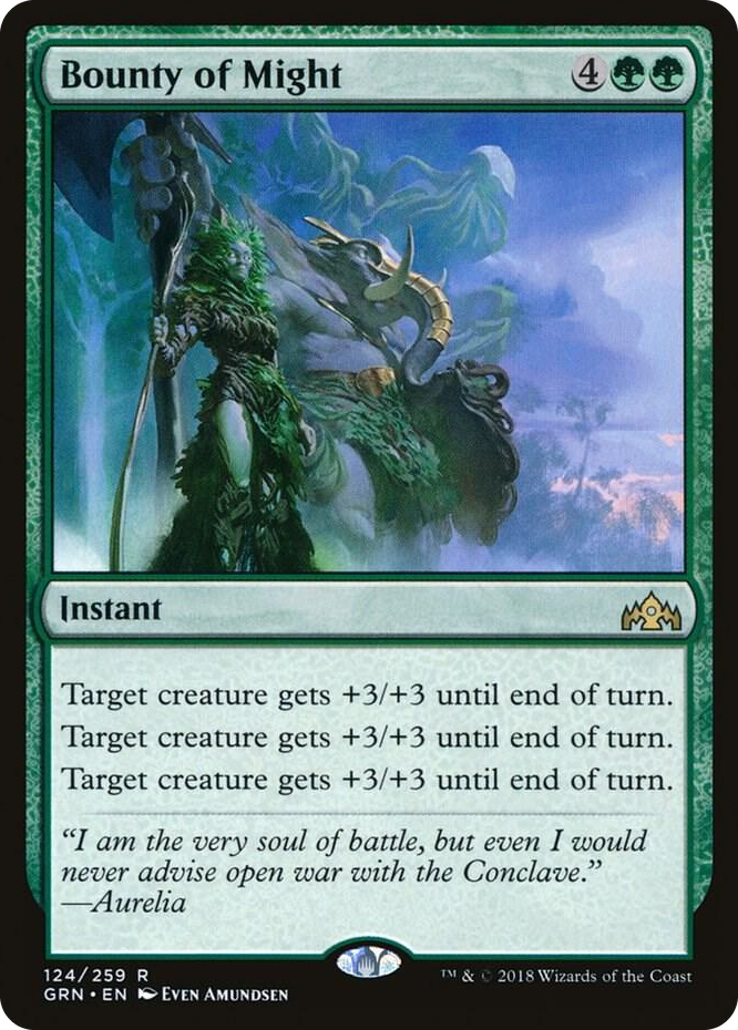 0124 Bounty of Might R Guilds of Ravnica