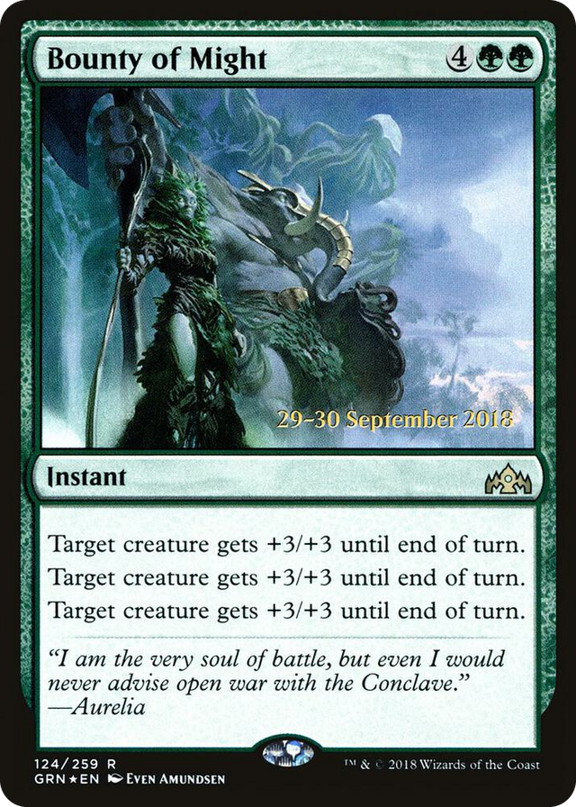 0124 Bounty of Might R Prerelease Cards