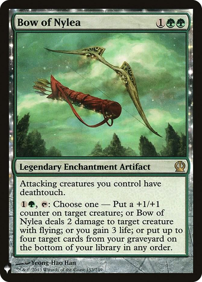Bow of Nylea #153 R - The List Reprints Pokemon card