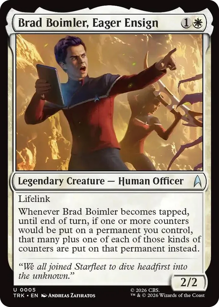 0005 Brad Boimler, Eager Ensign U Star Trek