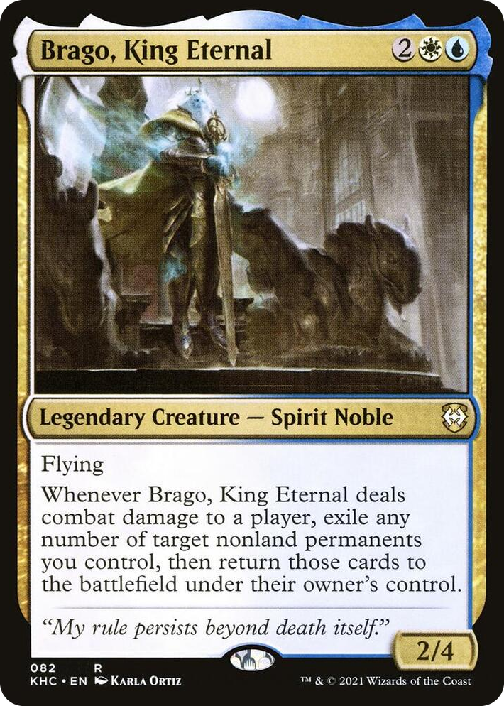 0082 Brago, King Eternal R Commander: Kaldheim