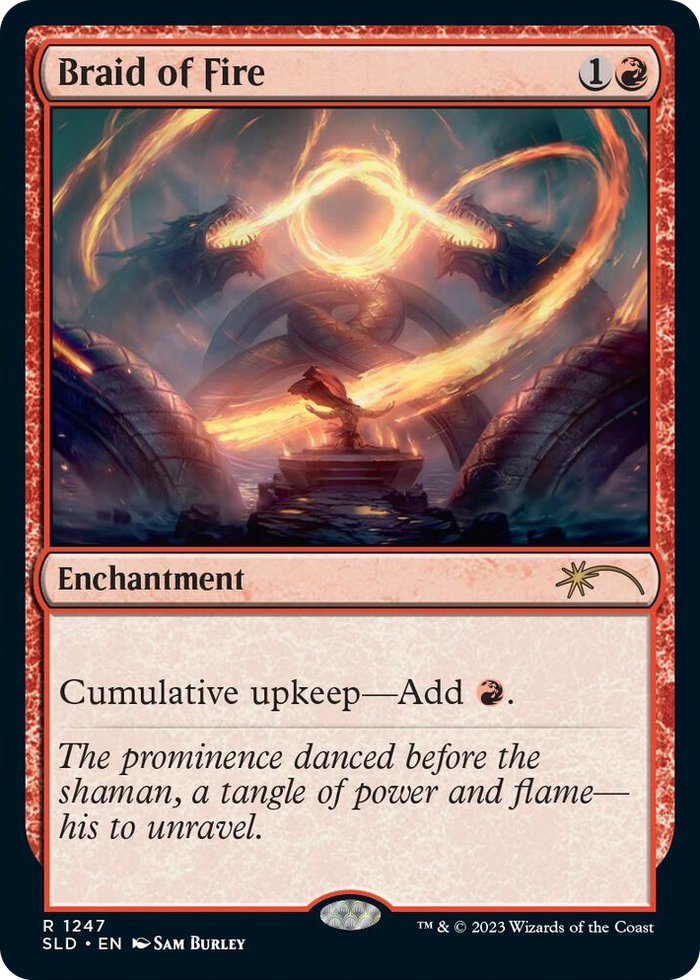 Braid of Fire (1247) #1247 R - Secret Lair Drop Series Pokemon card
