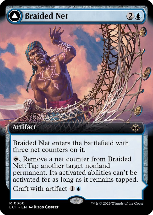 0360 Braided Net (Extended Art) R The Lost Caverns of Ixalan