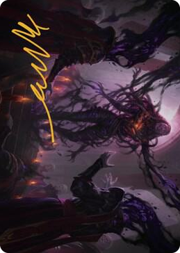 0023 Braids, Arisen Nightmare Art Card (23/81) (Gold-Stamped Signature) S Art Series: Dominaria United
