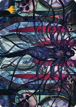 0066 Braids, Arisen Nightmare Art Card (66/81) (Gold-Stamped Signature) S Art Series: Dominaria United
