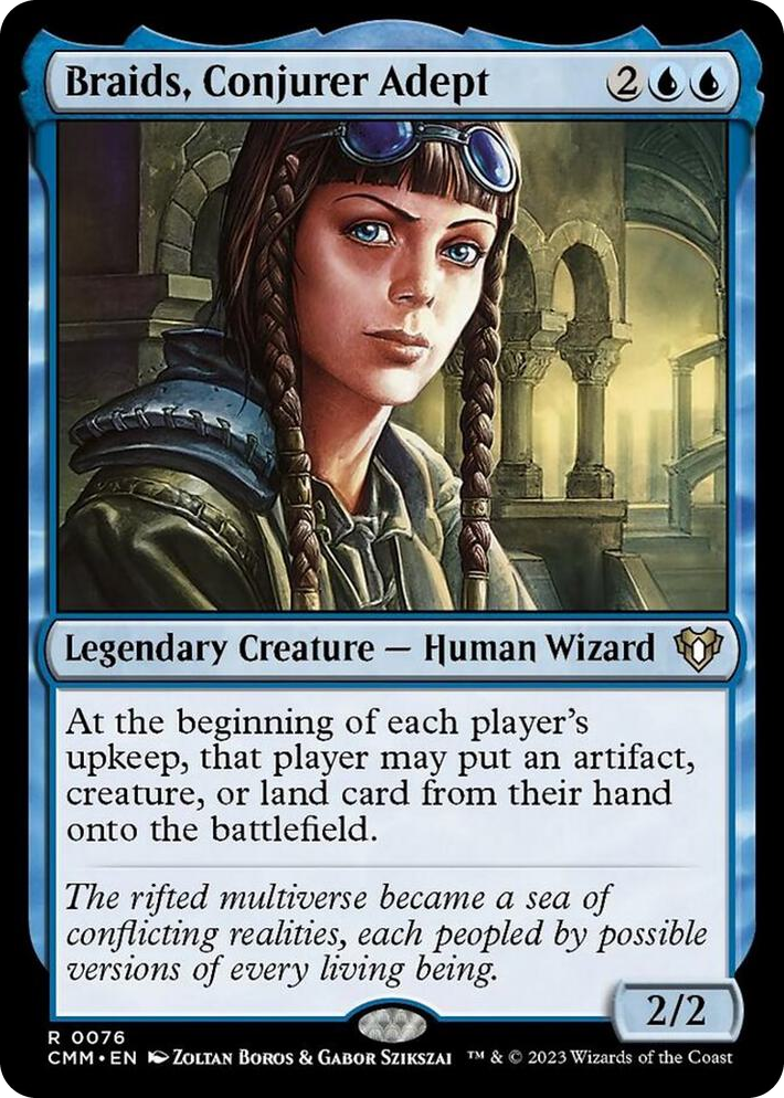 0076 Braids, Conjurer Adept R Commander Masters