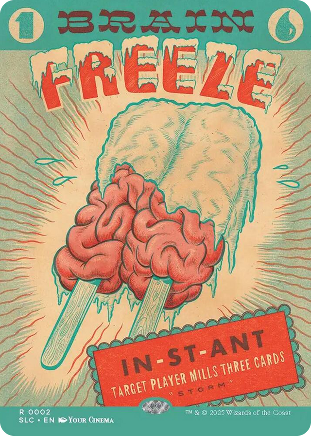 0002 Brain Freeze R Secret Lair Countdown Kit