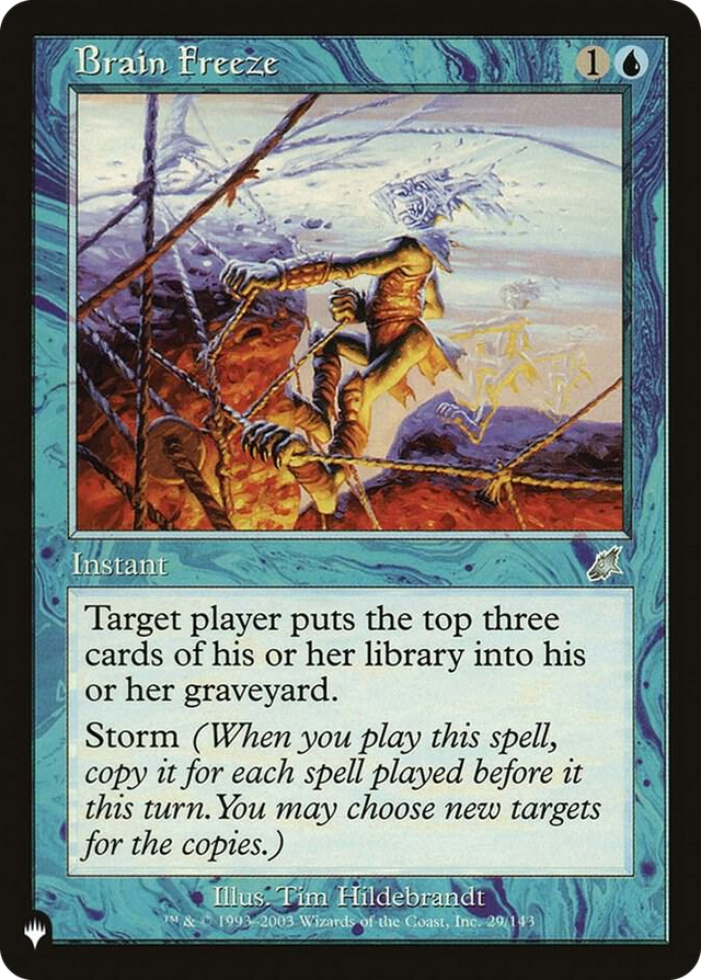 0029 Brain Freeze U The List Reprints