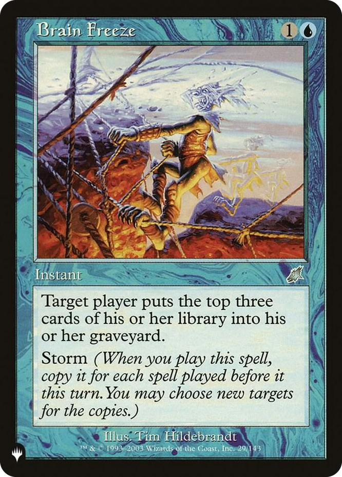 Brain Freeze #29 U - The List Reprints Pokemon card