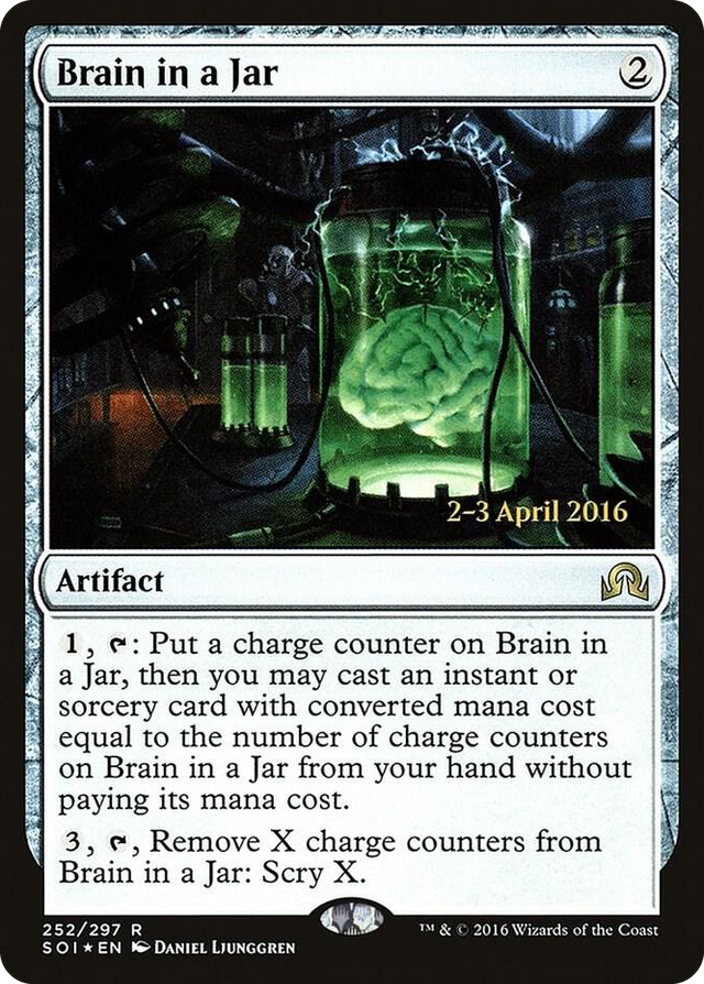 0252 Brain in a Jar R Prerelease Cards