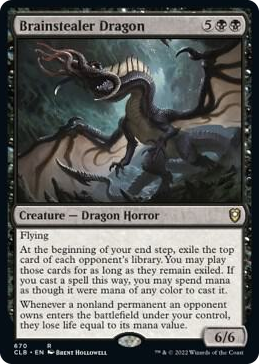 0670 Brainstealer Dragon R Commander Legends: Battle for Baldur's Gate