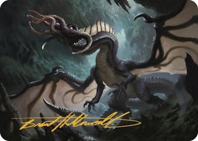 0031 Brainstealer Dragon Art Card (Gold-Stamped Signature) S Art Series: Commander Legends: Battle for Baldur's Gate