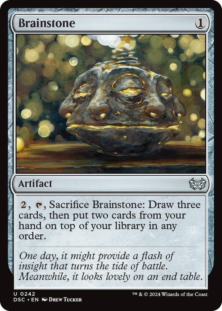 0242 Brainstone U Commander: Duskmourn: House of Horror