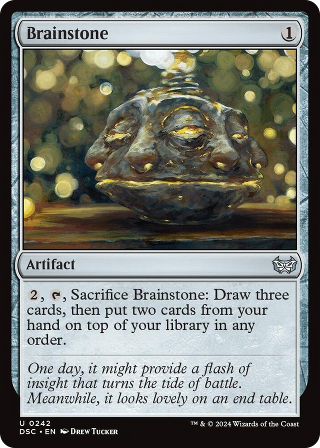 0242 Brainstone U Commander: Duskmourn: House of Horror
