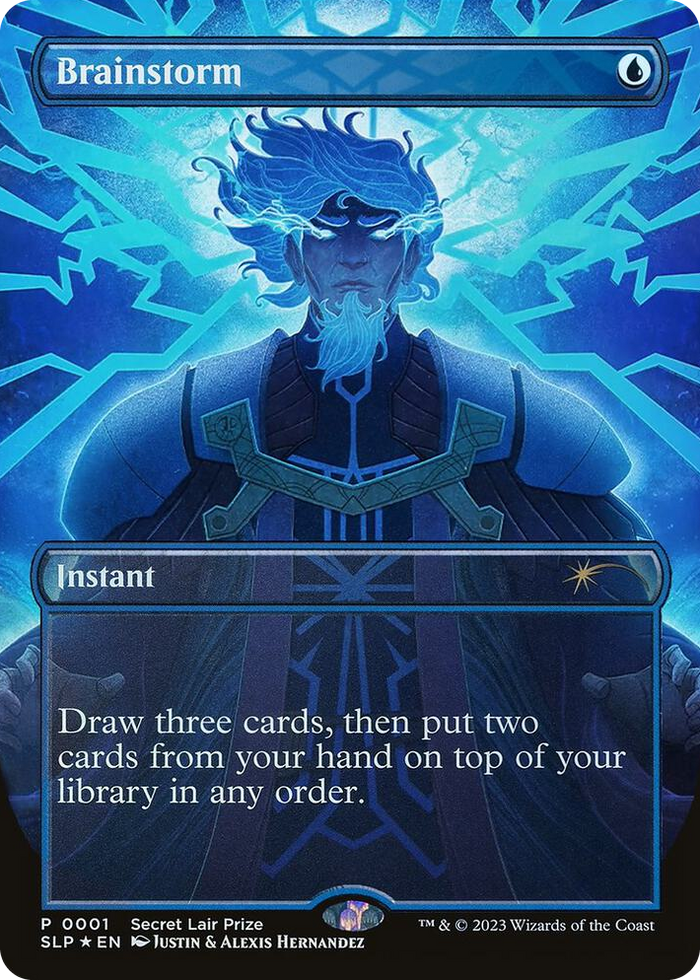 Brainstorm #1 P - Secret Lair Showdown Pokemon card
