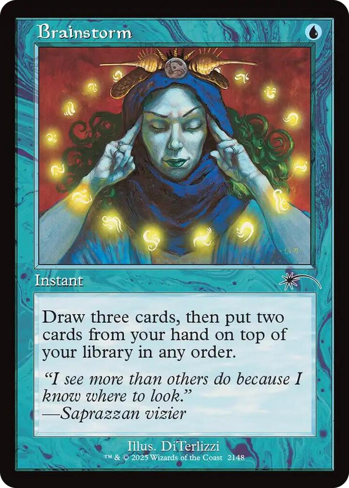 Brainstorm (2148) (Retro Frame) #2148 C - Secret Lair Drop Series Pokemon card