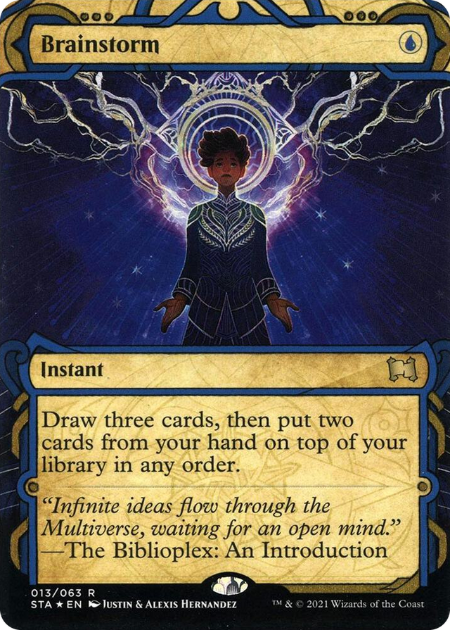 0013 Brainstorm (Foil Etched) R Strixhaven: Mystical Archive
