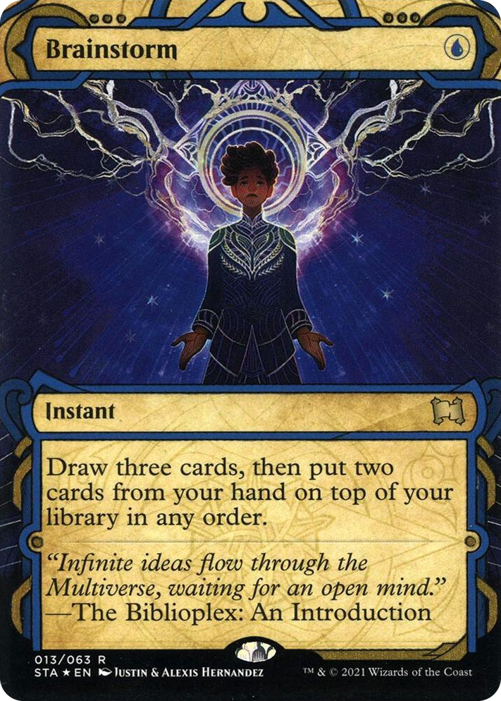 0013 Brainstorm (Foil Etched) R Strixhaven: Mystical Archive