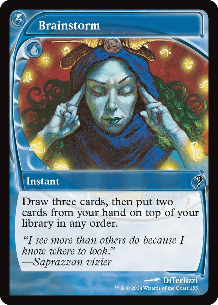 Brainstorm (Future Sight) #155 C - Mystery Booster 2 Pokemon card